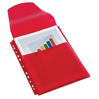 VIQUEL Uložak s rupama, za kataloge 3 kom, crveni