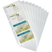 DURABLE Uložci za posjetnice 1/2 A4