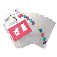 VIQUEL Uložni fascikli sa zastavicama set 12 komada 