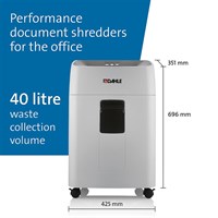 DAHLE Uništavač papira Deskside 504P