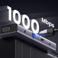 Ugreen USB-C na 2 x USB 3.0 Multport, 10 u 1