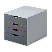 DURABLE VARICOLOR® kutija s 4 ladice