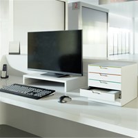 DURABLE VARICOLOR® WHITE kutija s 5 ladica