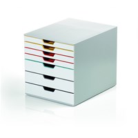 DURABLE VARICOLOR® WHITE kutija sa 7 ladica