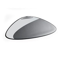 DURABLE VEGAS stolna podloga crna sa sivim