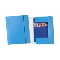 LEITZ WOW fascikl s klapnama i gum. A4, metalik pla