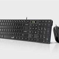 GENIUS Žičana tipkov. s mišem C126