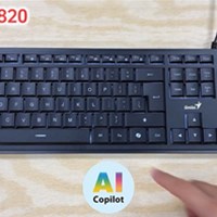 GENIUS Žičana tipkovnica SlimStar 820