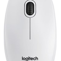 LOGITECH Žičani optički miš B100 Optical USB Mouse OEM (910-003360) White