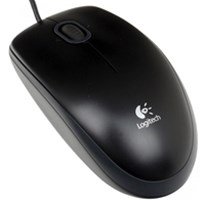 LOGITECH Žičani optički miš B100