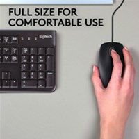 LOGITECH Žičani optički miš B110