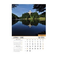 Zidni kalendar DVORCI I UTVRDE