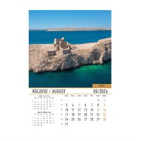 Zidni kalendar DVORCI I UTVRDE