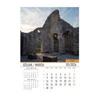 Zidni kalendar DVORCI I UTVRDE