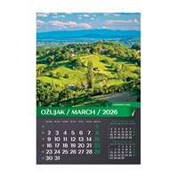 Zidni kalendar HRVATSKI PEJSAŽI