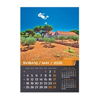 Zidni kalendar HRVATSKI PEJSAŽI