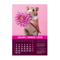 Zidni kalendar KUĆNI LJUBIMCI