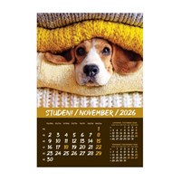 Zidni kalendar KUĆNI LJUBIMCI