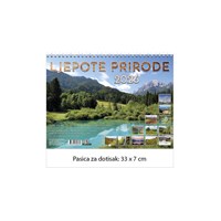 Zidni kalendar LJEPOTE PRIRODE