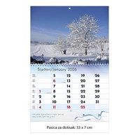 Zidni kalendar LJEPOTE PRIRODE