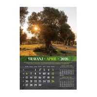 Zidni kalendar MASLINE