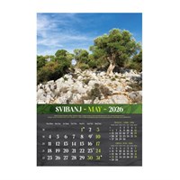 Zidni kalendar MASLINE