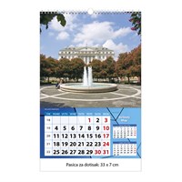 Zidni kalendar ZAGREB