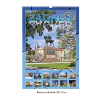 Zidni kalendar ZAGREB