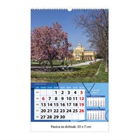 Zidni kalendar ZAGREB