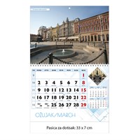 Zidni kalendar ZAGREB