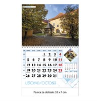 Zidni kalendar ZAGREB