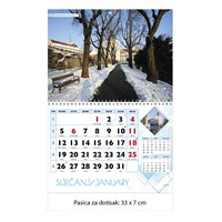 Zidni kalendar ZAGREB