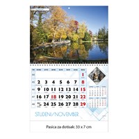 Zidni kalendar ZAGREB