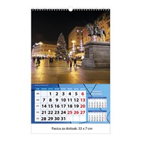 Zidni kalendar ZAGREB