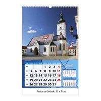Zidni kalendar ZAGREB