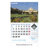 Zidni kalendar ZAGREB